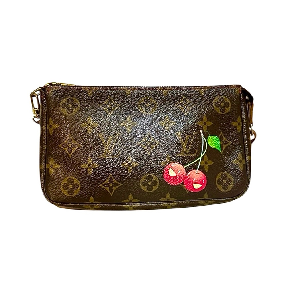 🍒Louis Vuitton Limited Edition Cherry Cerises full size pochette accesoires